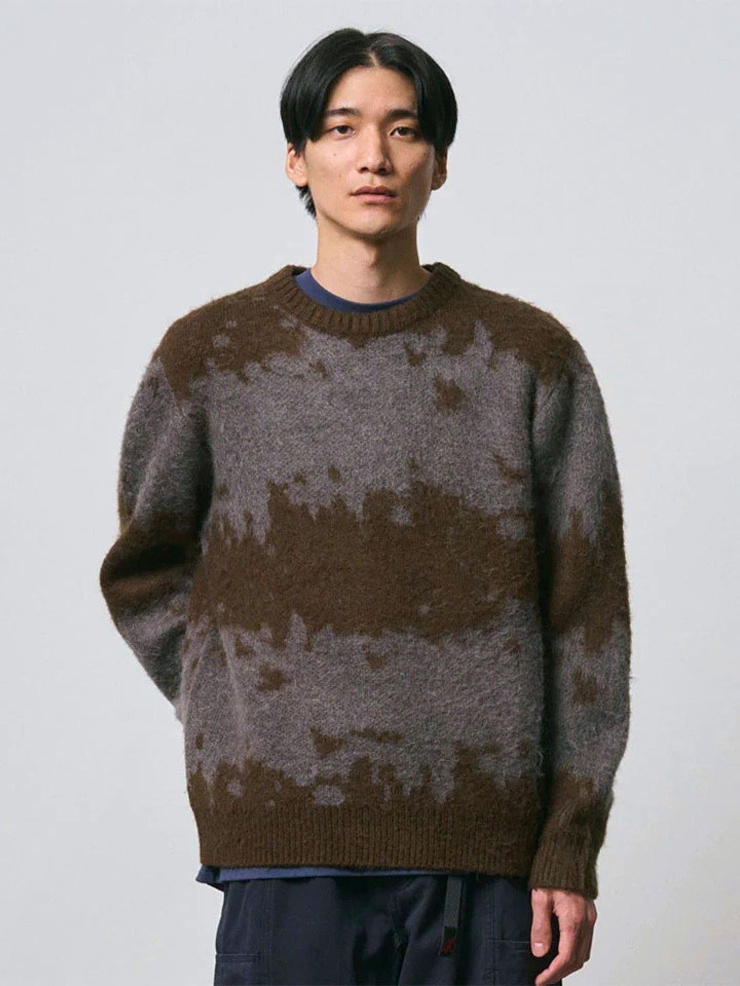 GRAMICCI - Mohair Splatter Crewneck Sweater - 