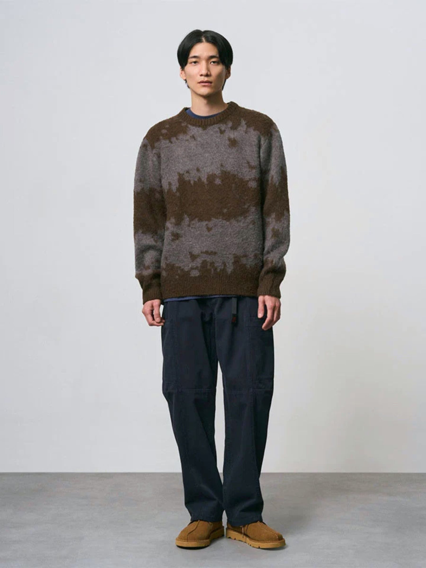 GRAMICCI - Mohair Splatter Crewneck Sweater - 