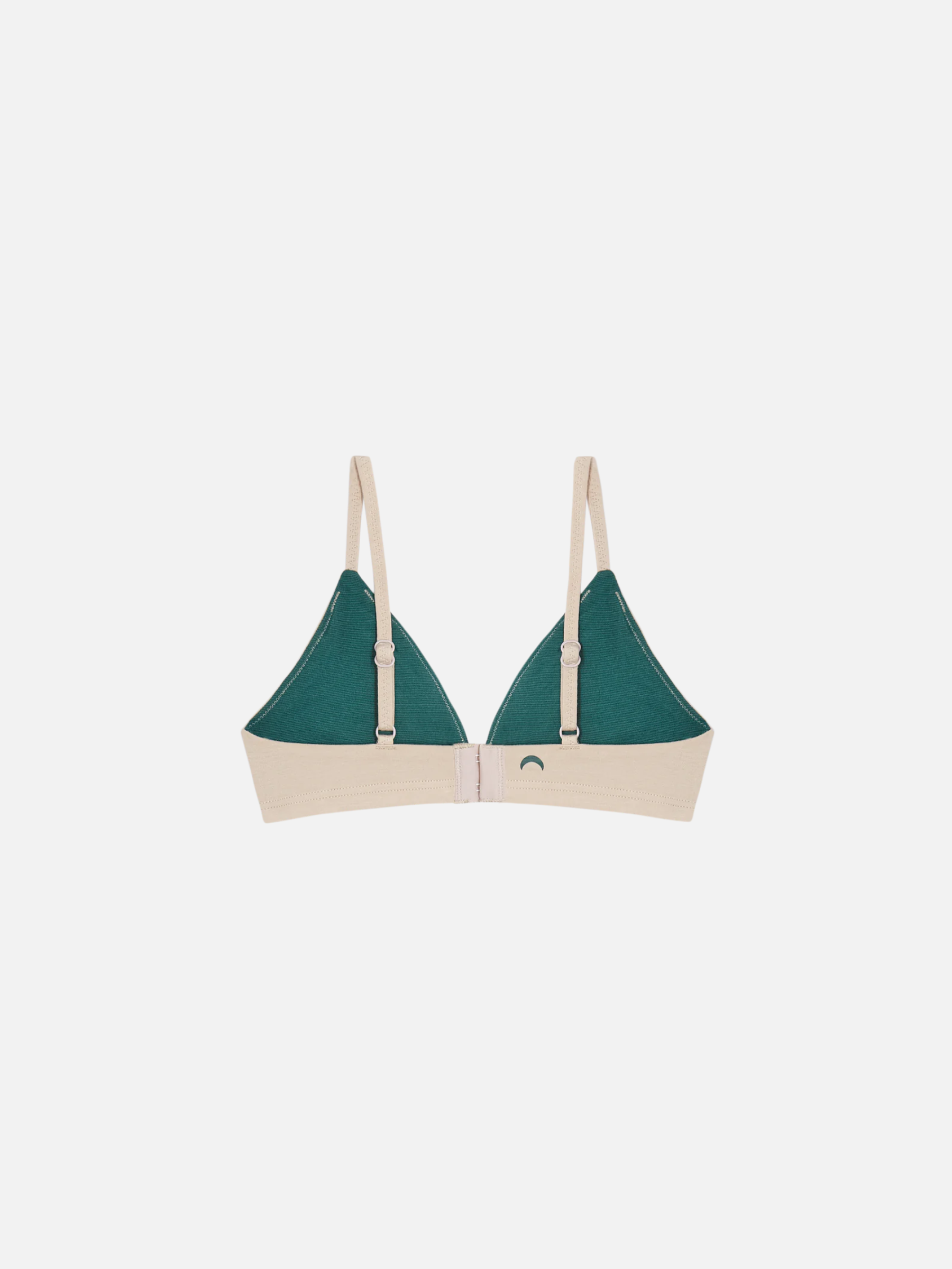 【glowny】24FW G MODAL TRIANGLE BRA Women's Triangle bra with Oval D plaque | Black | Diesel