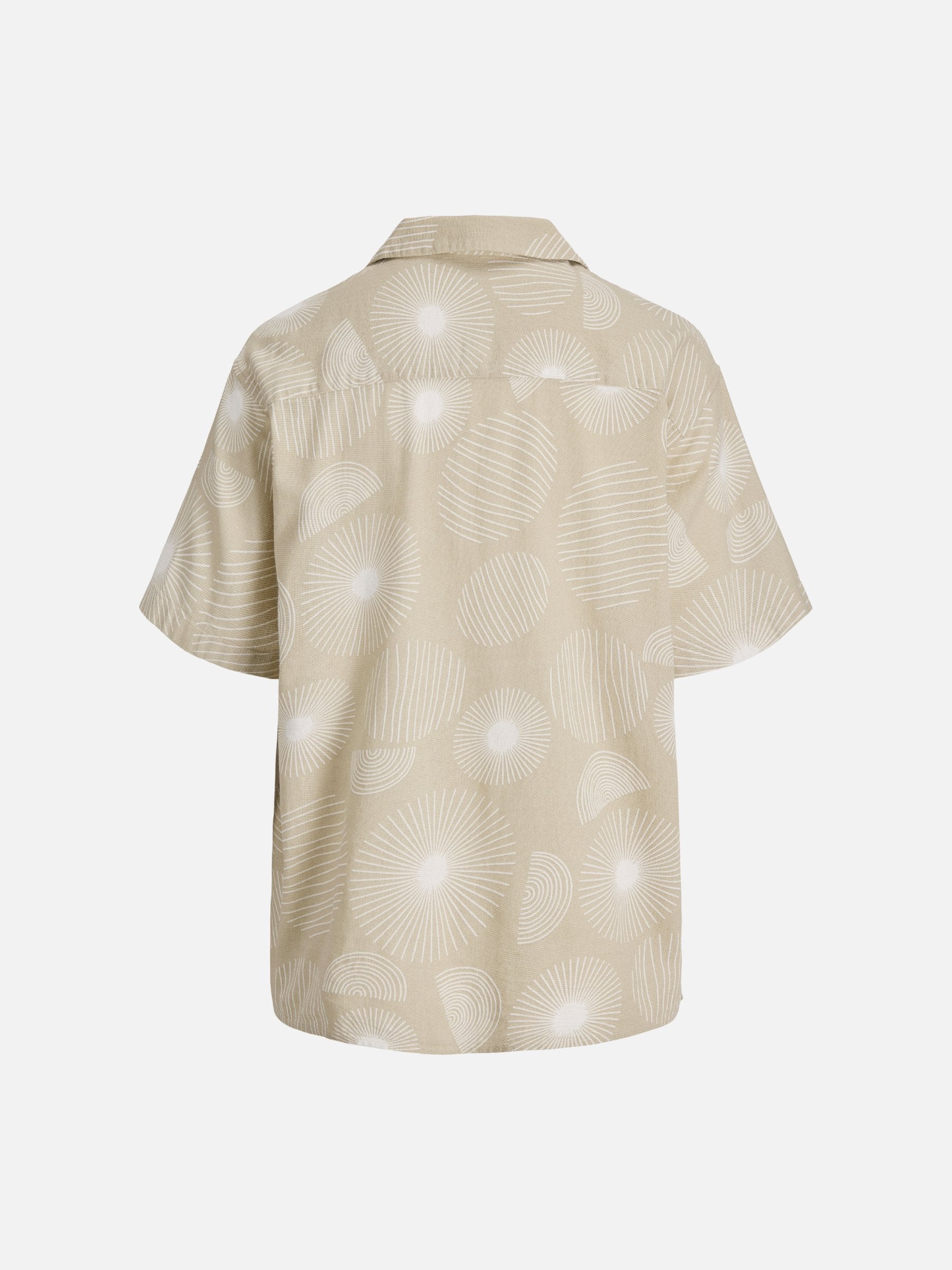 JACK JONES - Abstract Print Shortsleeve Resort Shirt - 