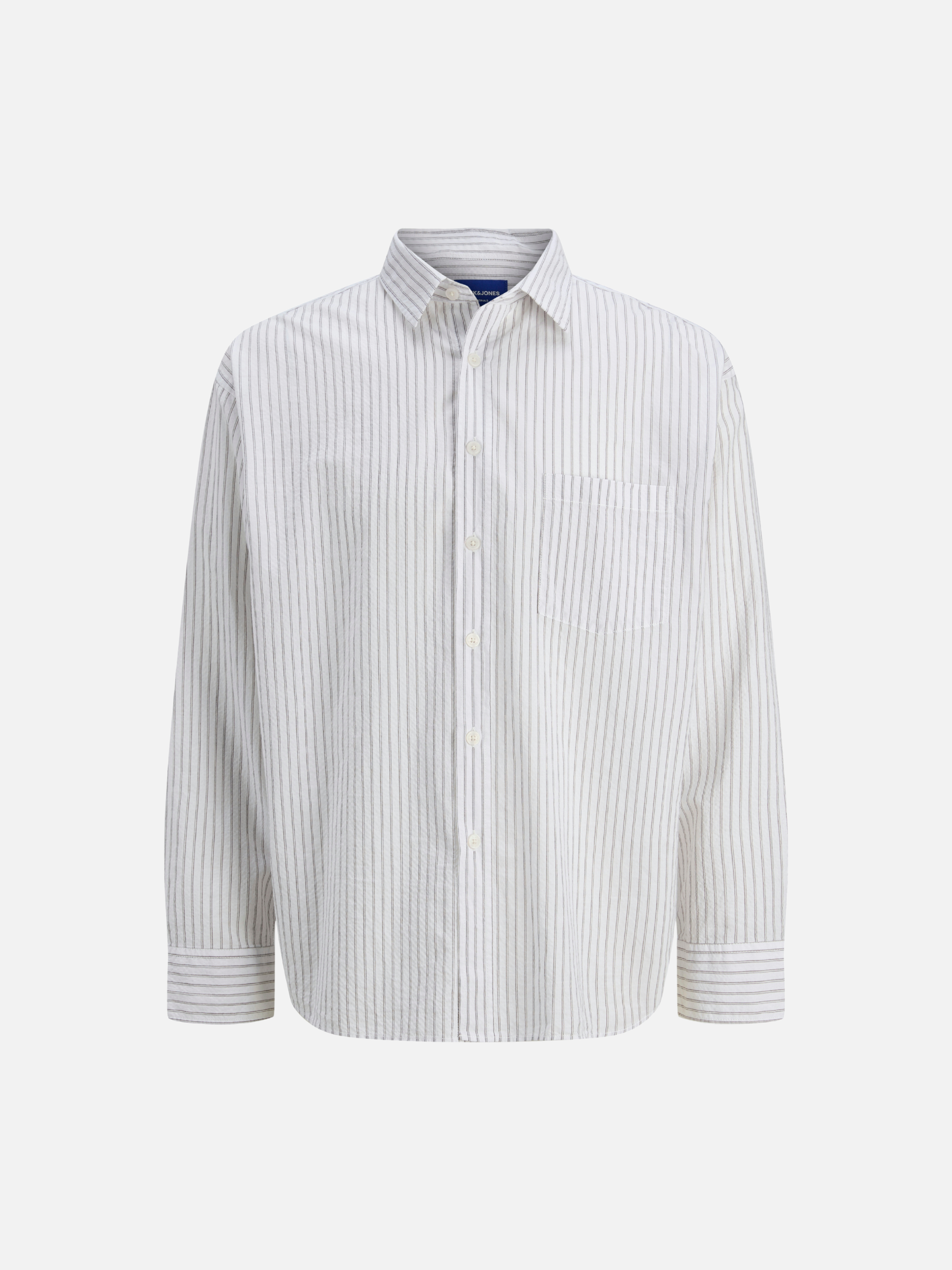 JACK & JONES - Cambridge Seersucker Longsleeve Shirt - 