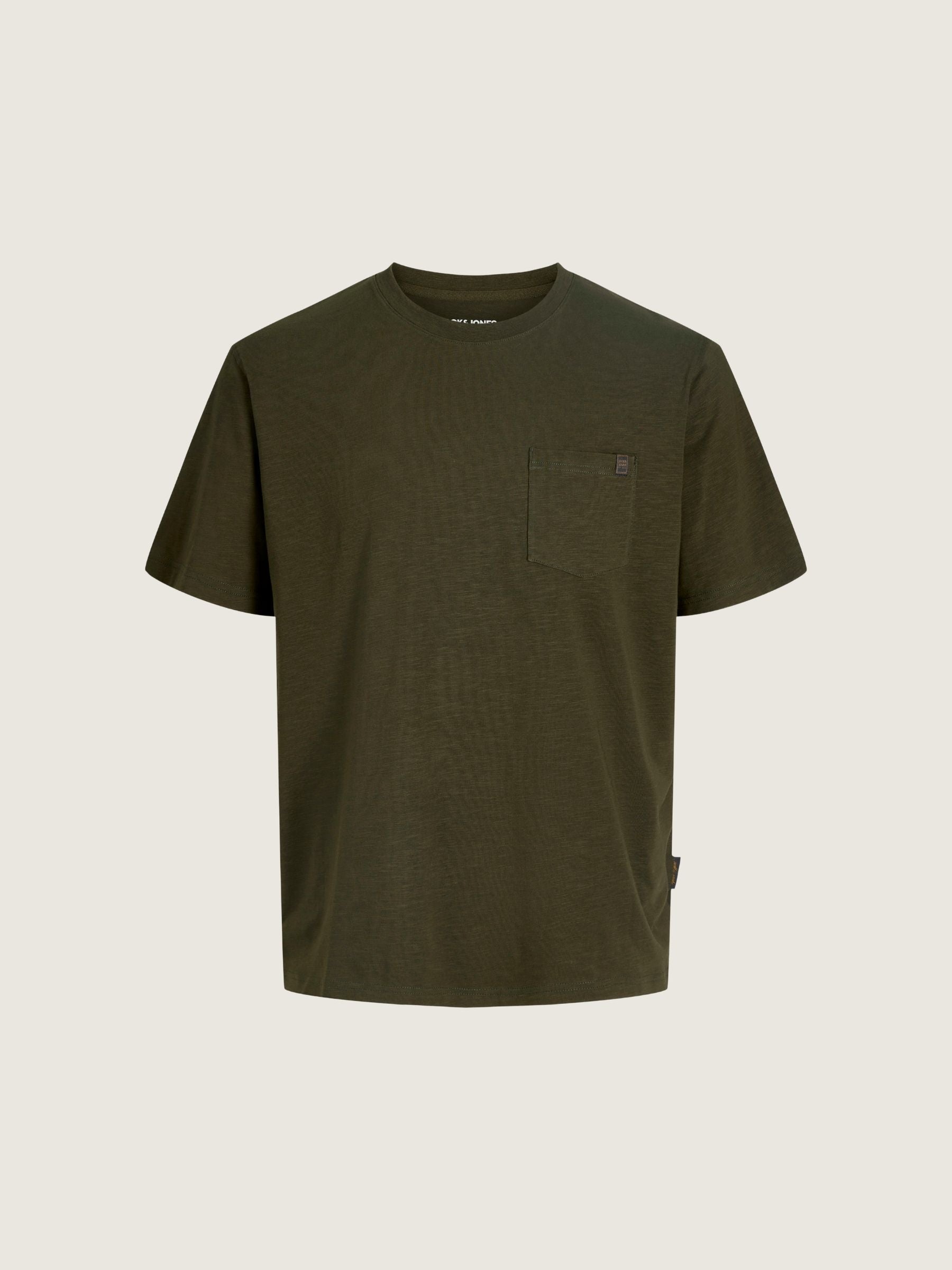 JACK & JONES - Dover Slub Pocket T-Shirt - Rosin