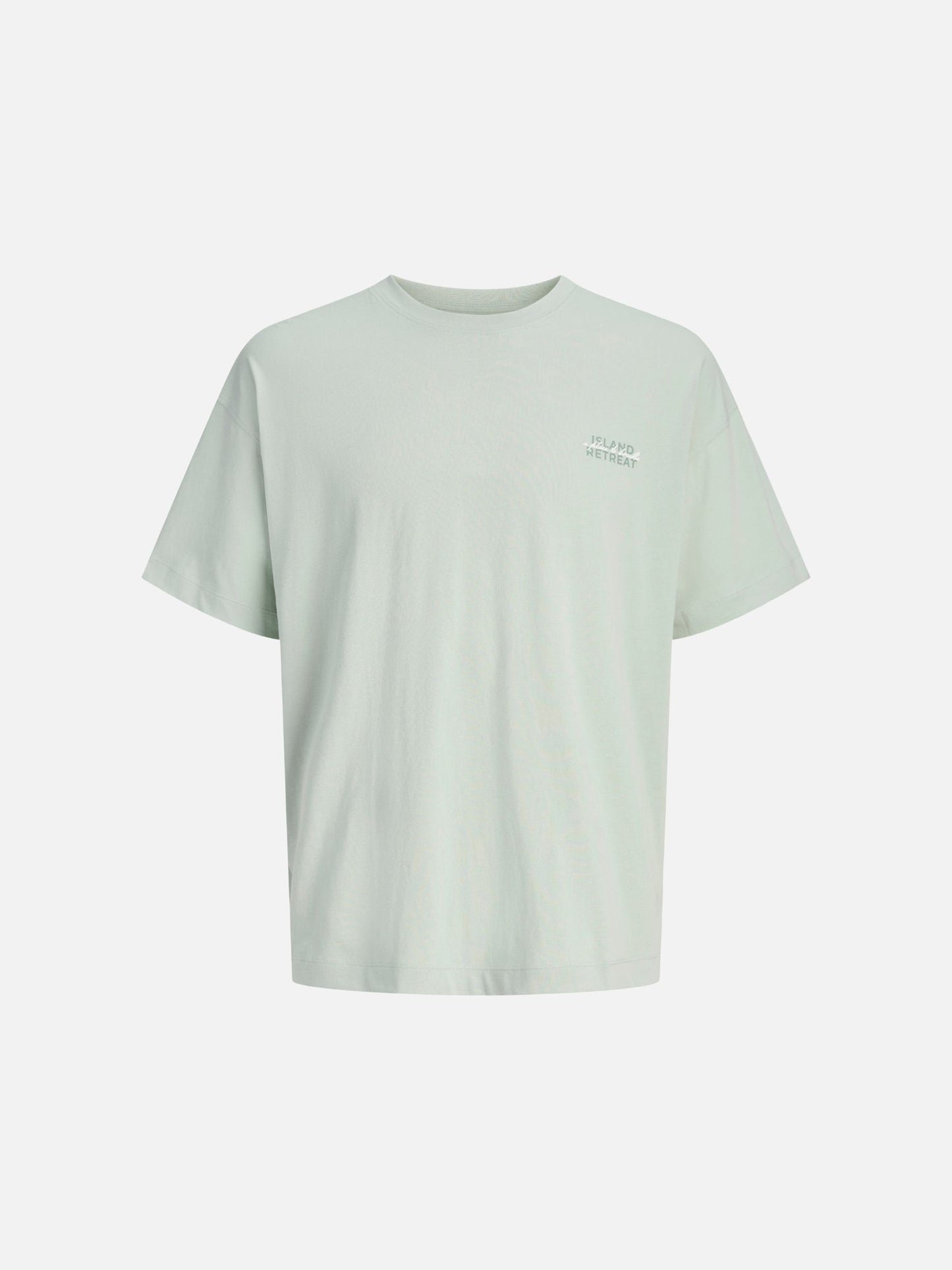 JACK & JONES - Eterna Shortsleeve Graphic T-Shirt - Aqua Grey