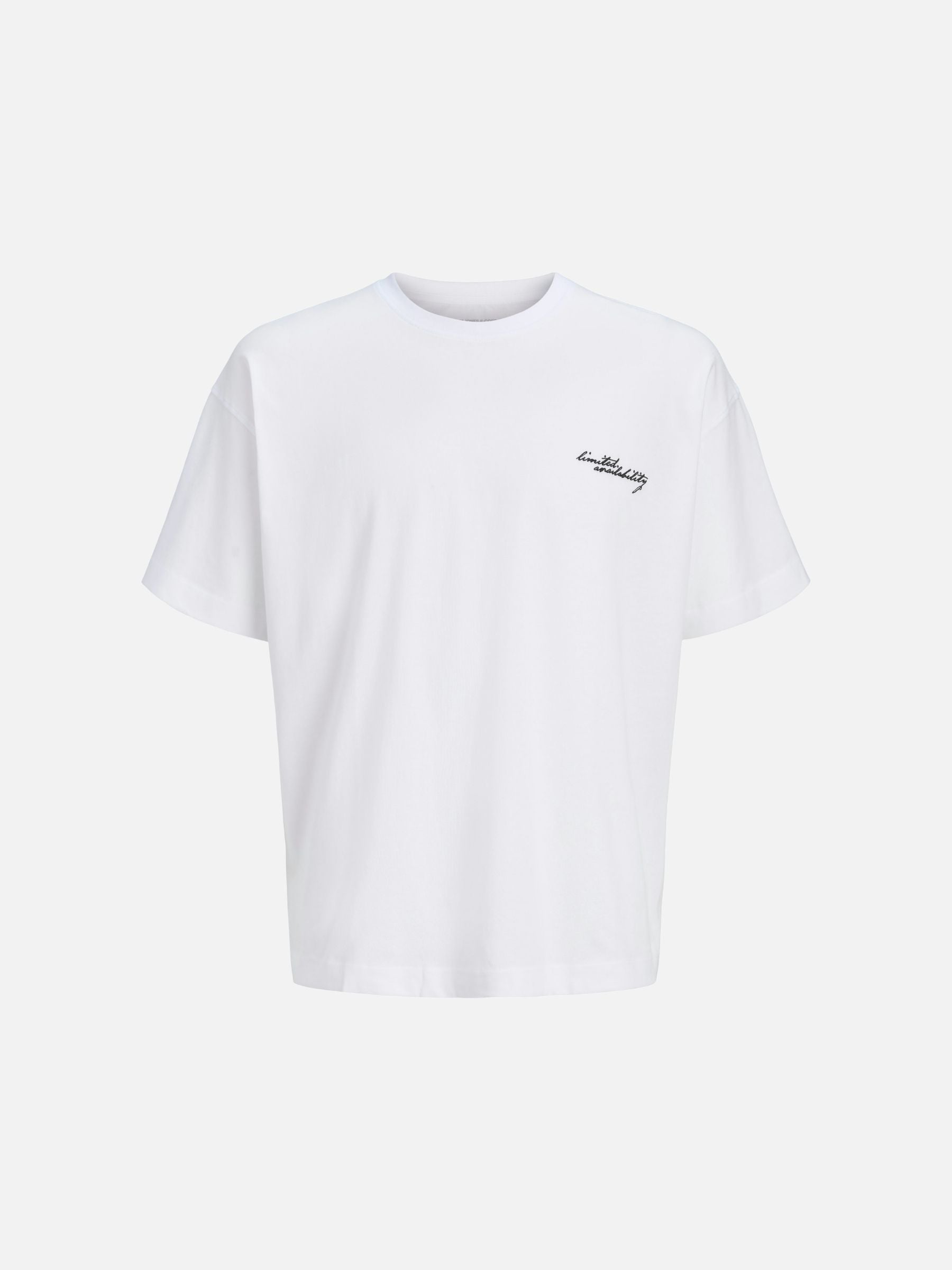 JACK & JONES - Eterna Shortsleeve Graphic T-Shirt - Bright White / Sky Captain