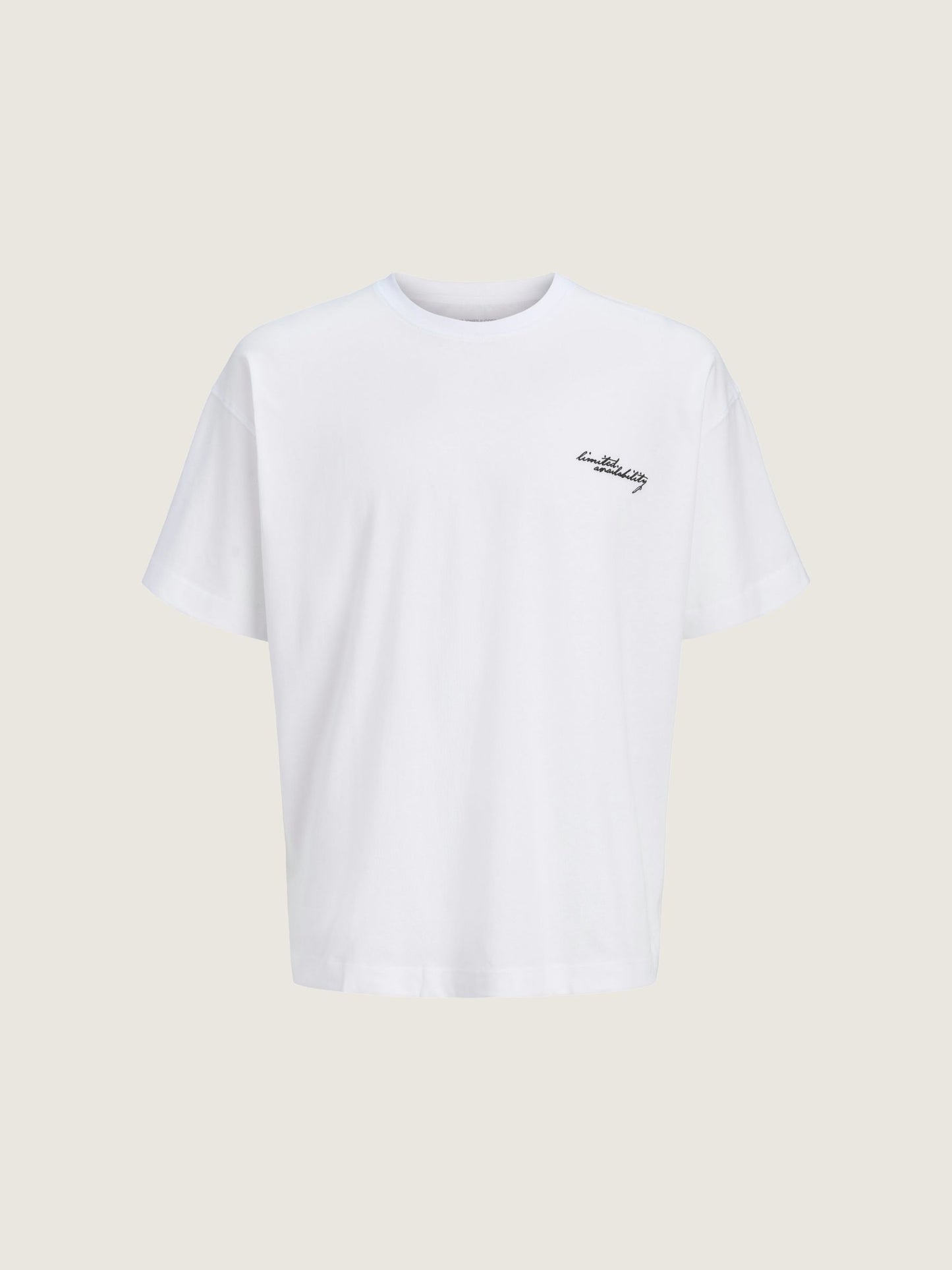 JACK & JONES - Eterna Shortsleeve Graphic T-Shirt - Bright White / Sky Captain