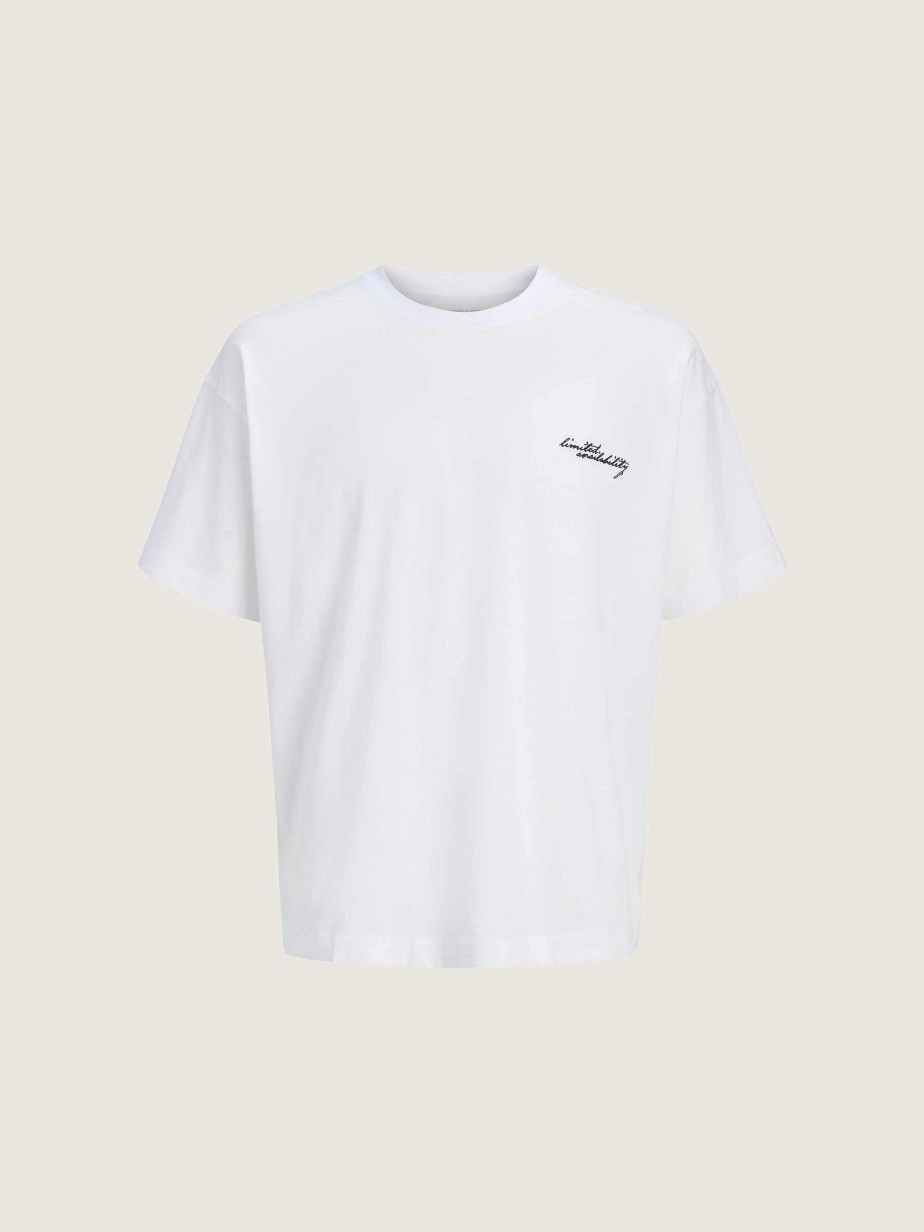 JACK & JONES - Eterna Shortsleeve Graphic T-Shirt - Bright White / Sky Captain