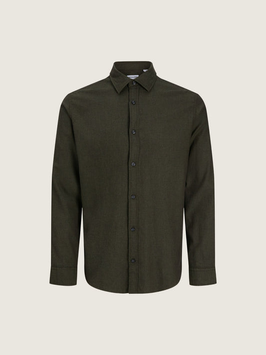JACK & JONES - Field Melange Shirt - Rosin