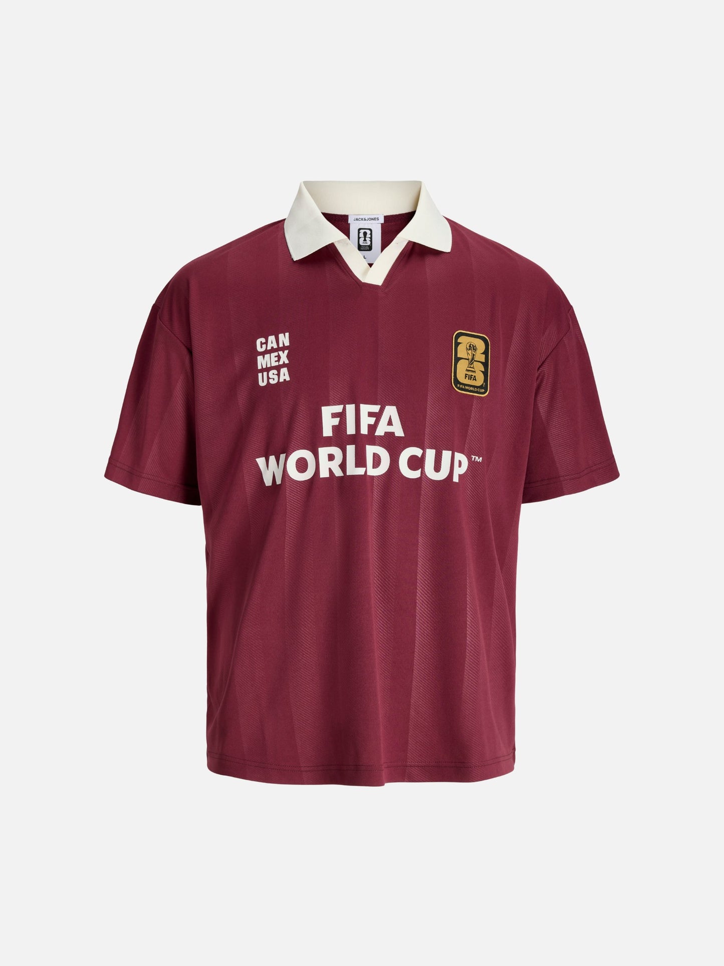 JACK & JONES - FIFA Football Jersey - Cabernet