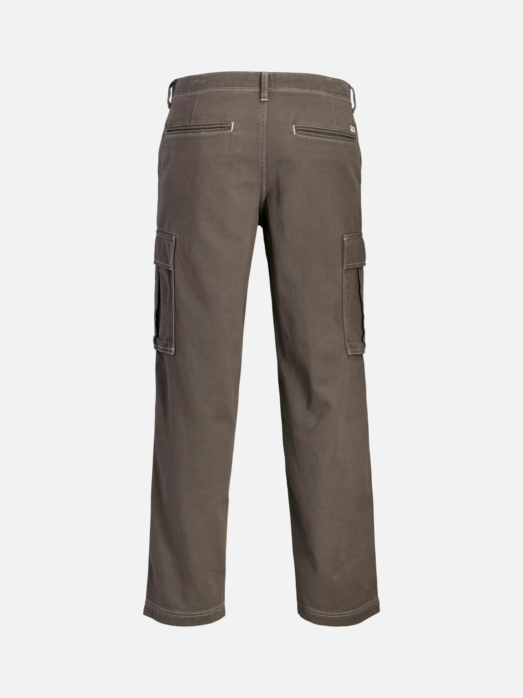 JACK & JONES - Karl Contrast Stitch Cargo Pants - 