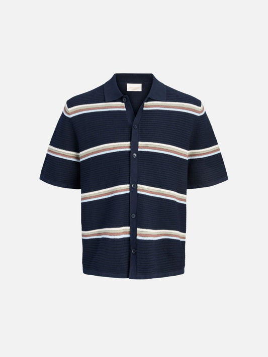 JACK & JONES - Maine Knit Shortsleeve Polo - 