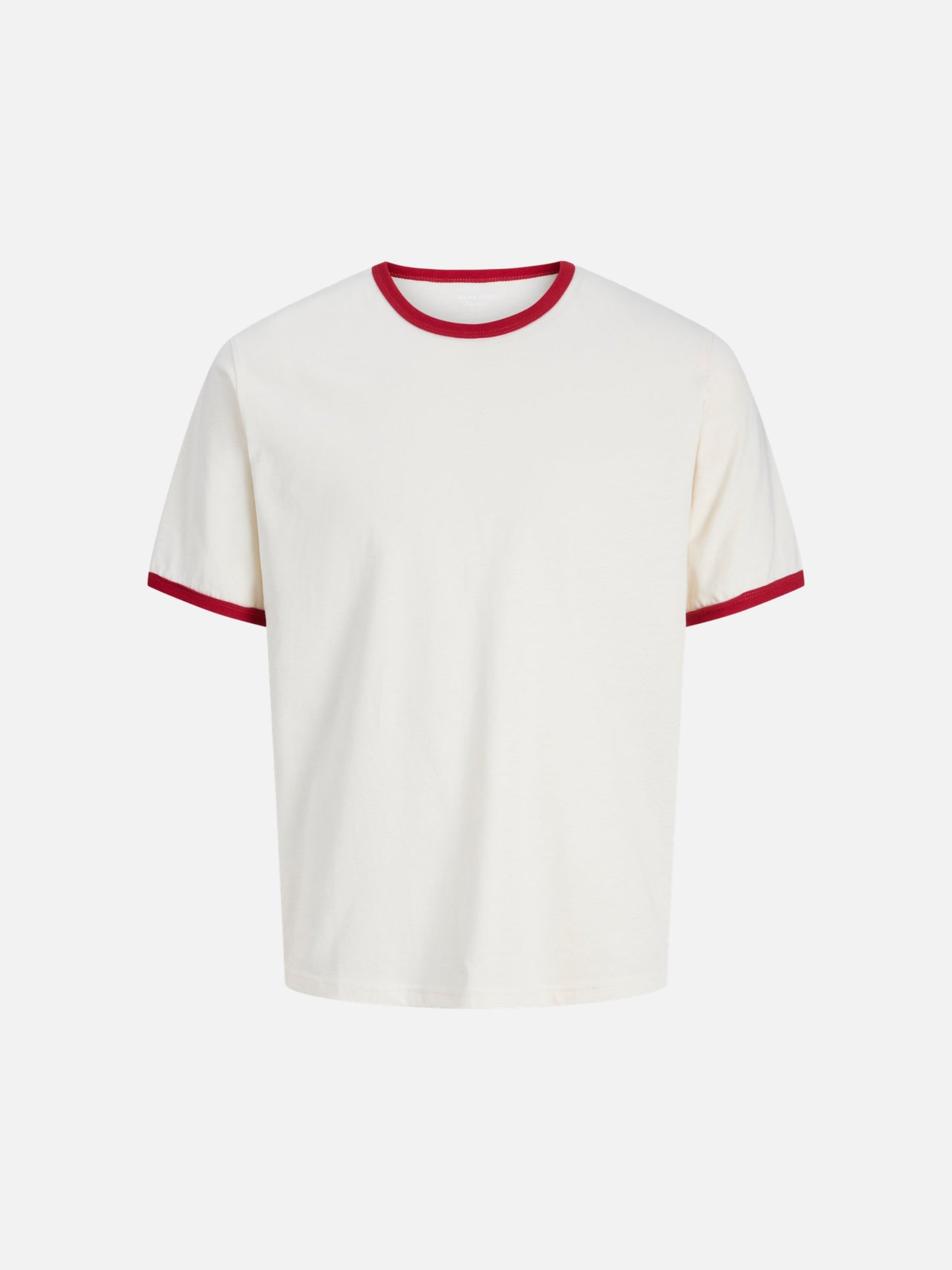 JACK & JONES - Original Nantucket Ringer T-Shirt - Antique White / Samba