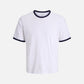 JACK & JONES - Original Nantucket Ringer T-Shirt - Bright White