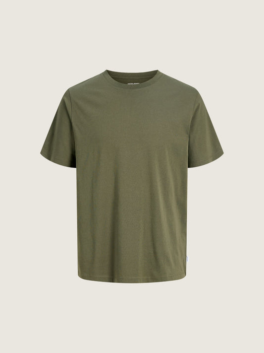 JACK & JONES - Organic Basic Crewneck T-Shirt - Olive Night