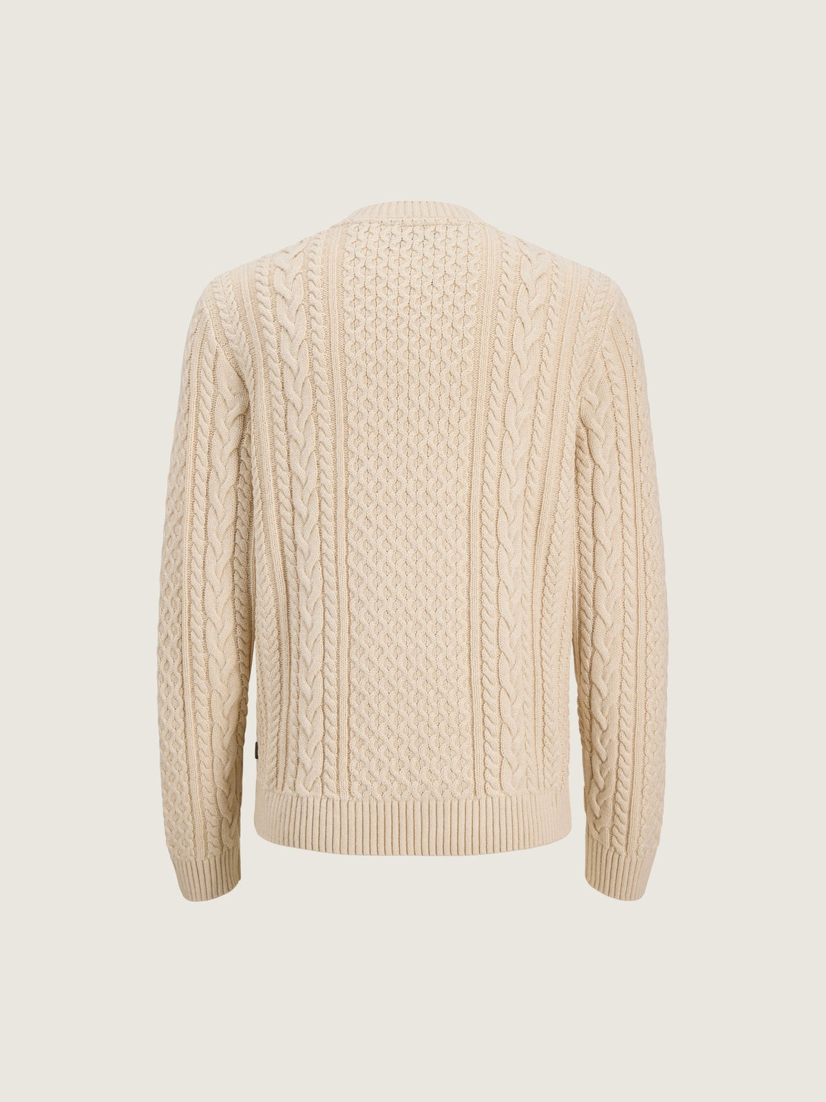JACK & JONES - Premium Callum Cable Knit Crewneck Sweater - 