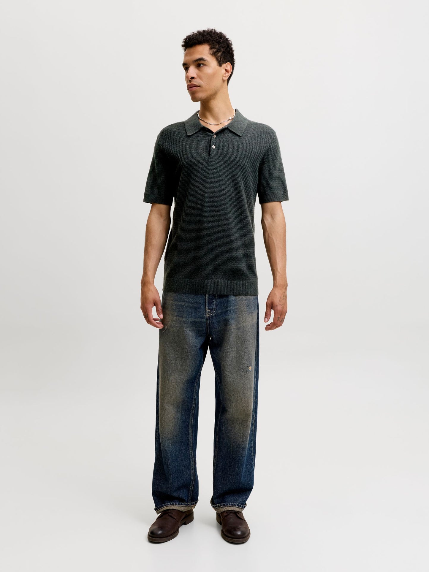 JACK & JONES - Premium Riley Knit Shortsleeve Polo - 