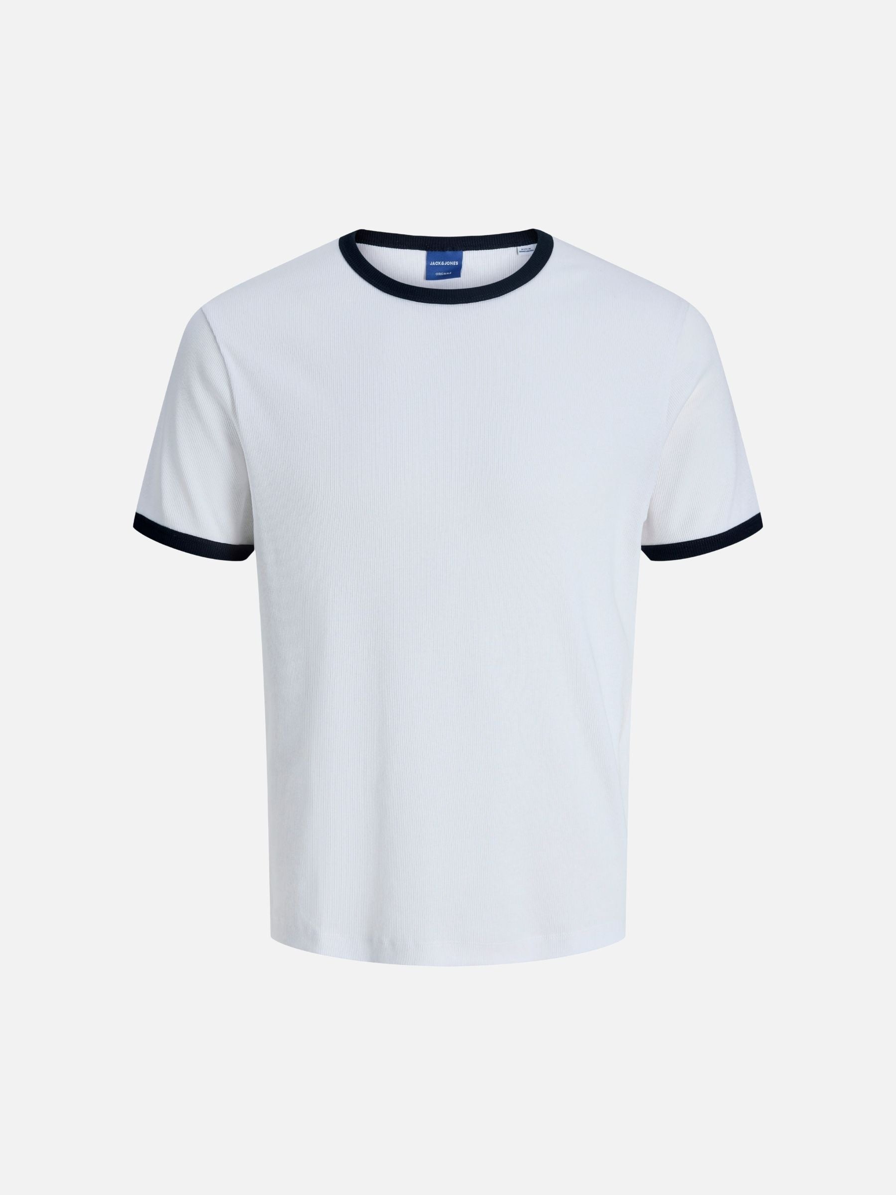 JACK & JONES - San Remo Shortsleeve T-Shirt - Bright White / Sky Captain