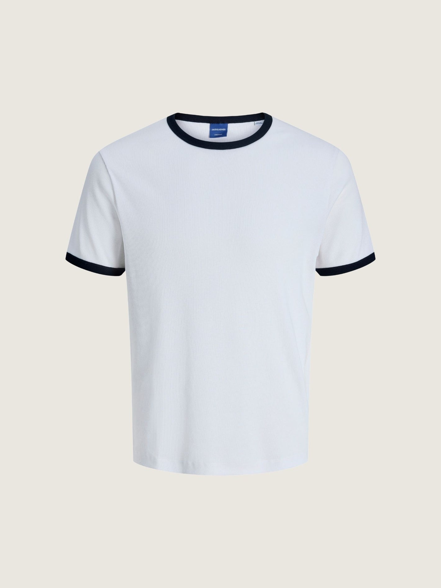 JACK & JONES - San Remo Shortsleeve T-Shirt - Bright White / Sky Captain
