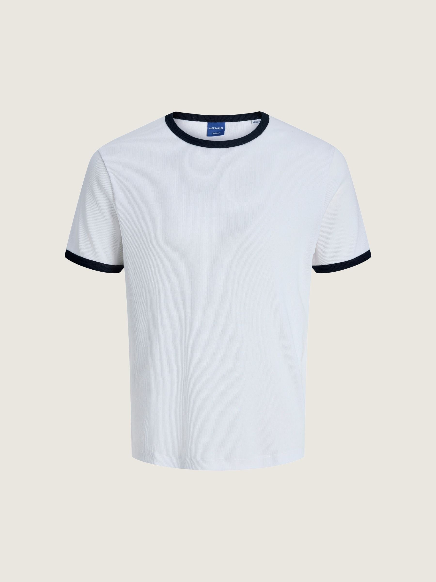 JACK & JONES - San Remo Shortsleeve T-Shirt - Bright White / Sky Captain