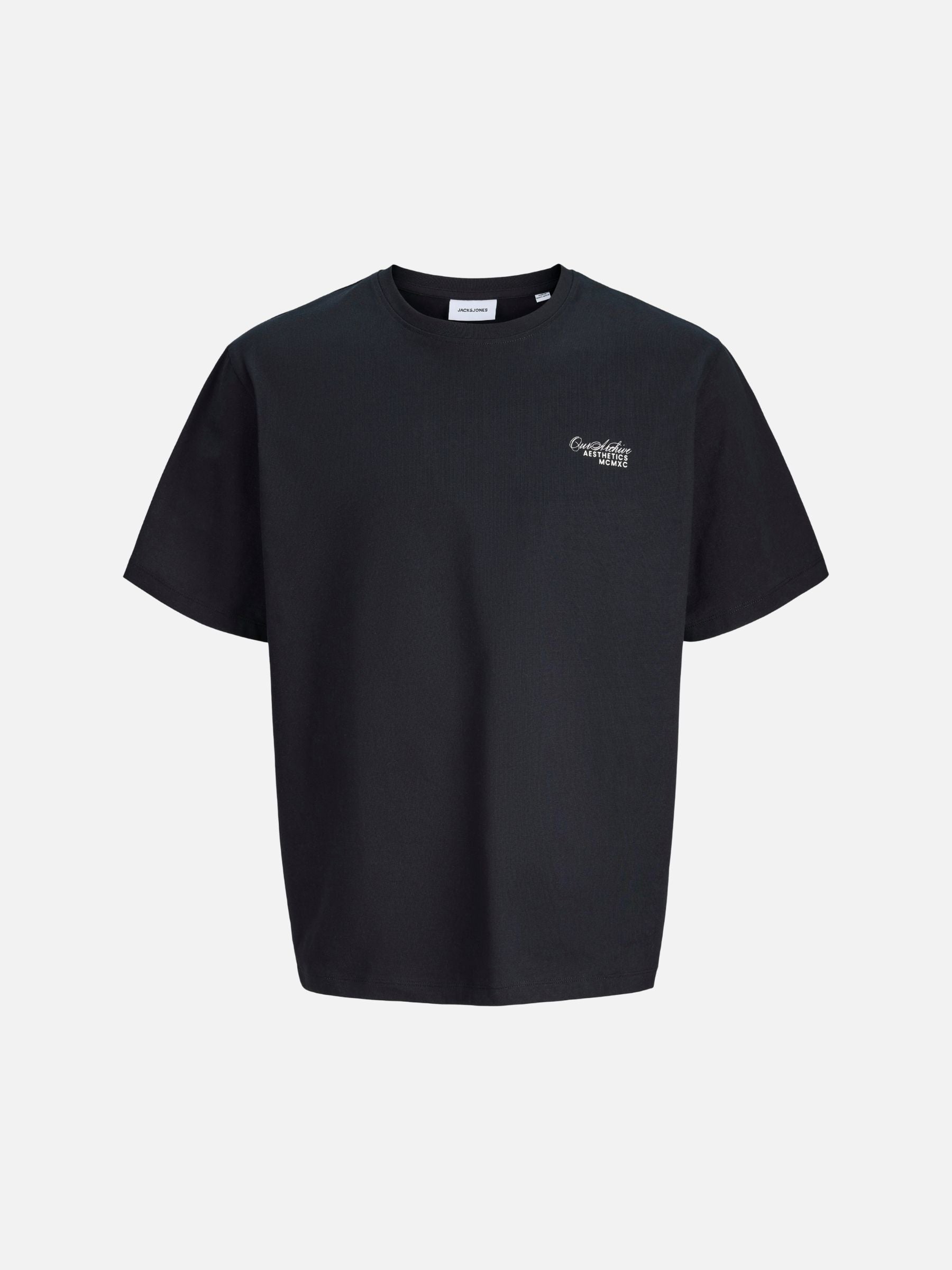JACK & JONES - Roar Crewneck T-Shirt - Black