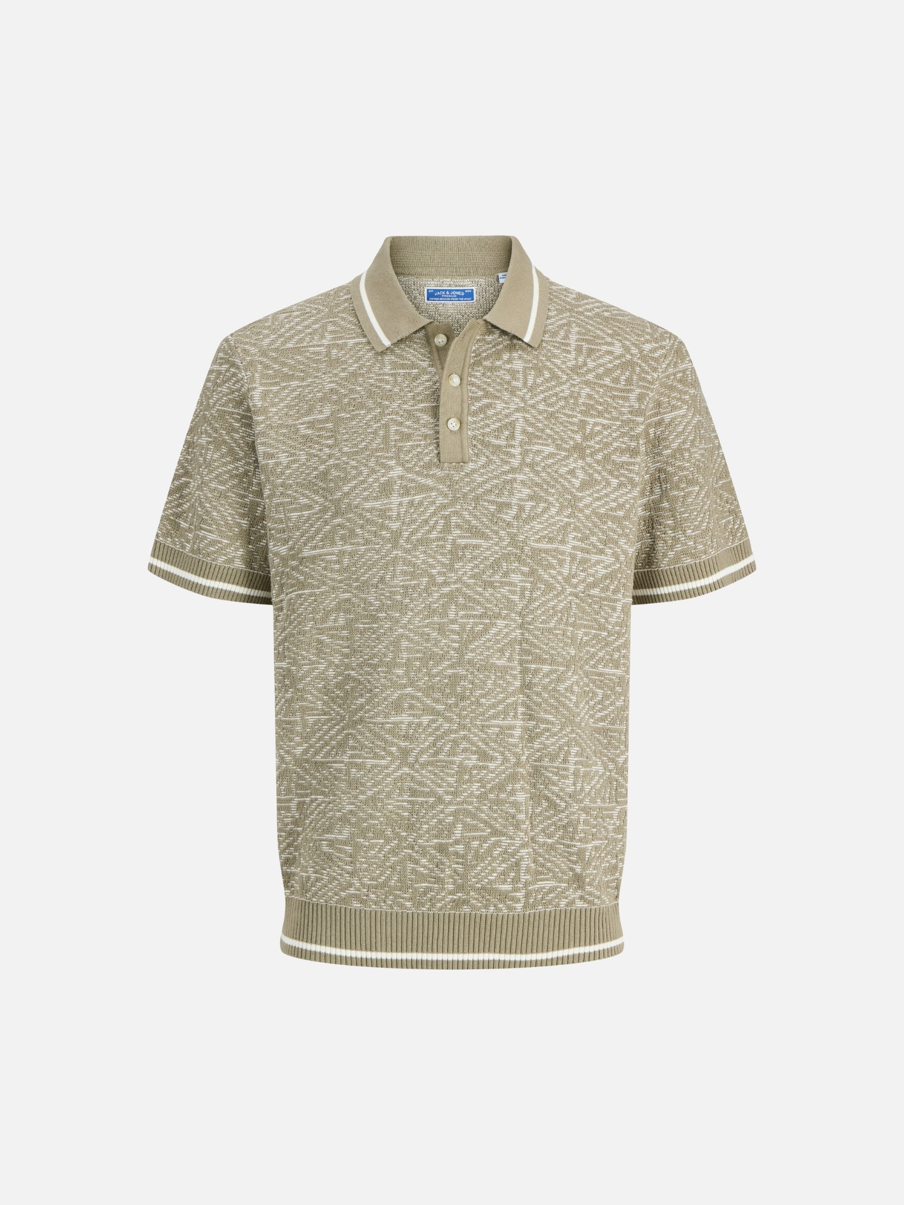 JACK & JONES - Premium Zack Knit Polo - Mermaid