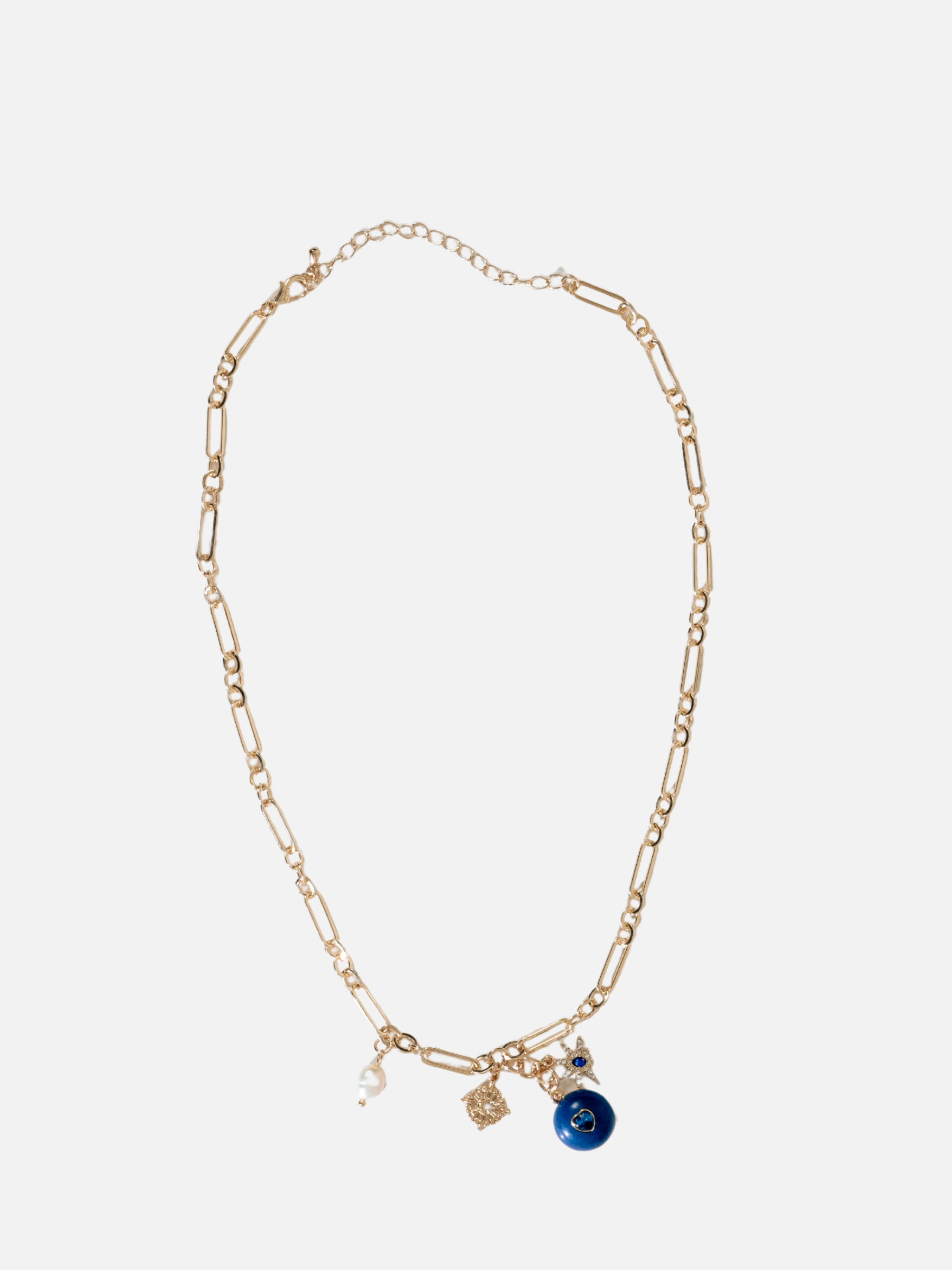Blue Charm Necklace