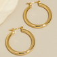 JEM - 25MM Hoop Earrings - Gold