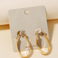 JEM - Oval Hoop Earrings - Gold