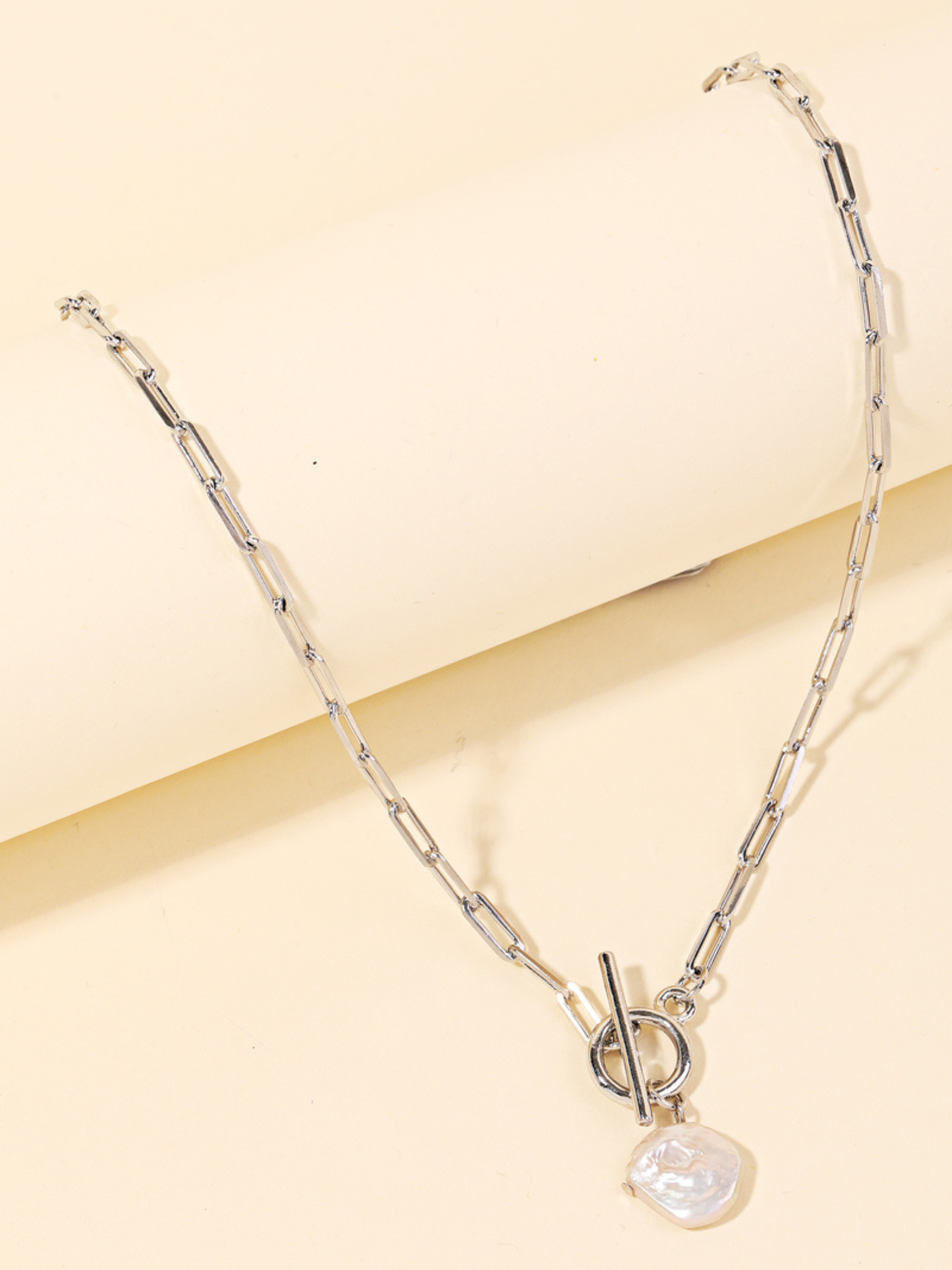 JEM - Pearl Chain Necklace - 