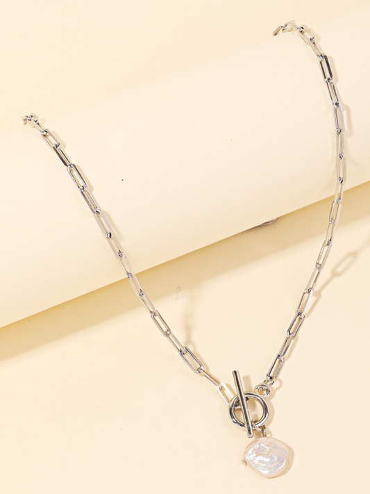 JEM - Pearl Chain Necklace - 