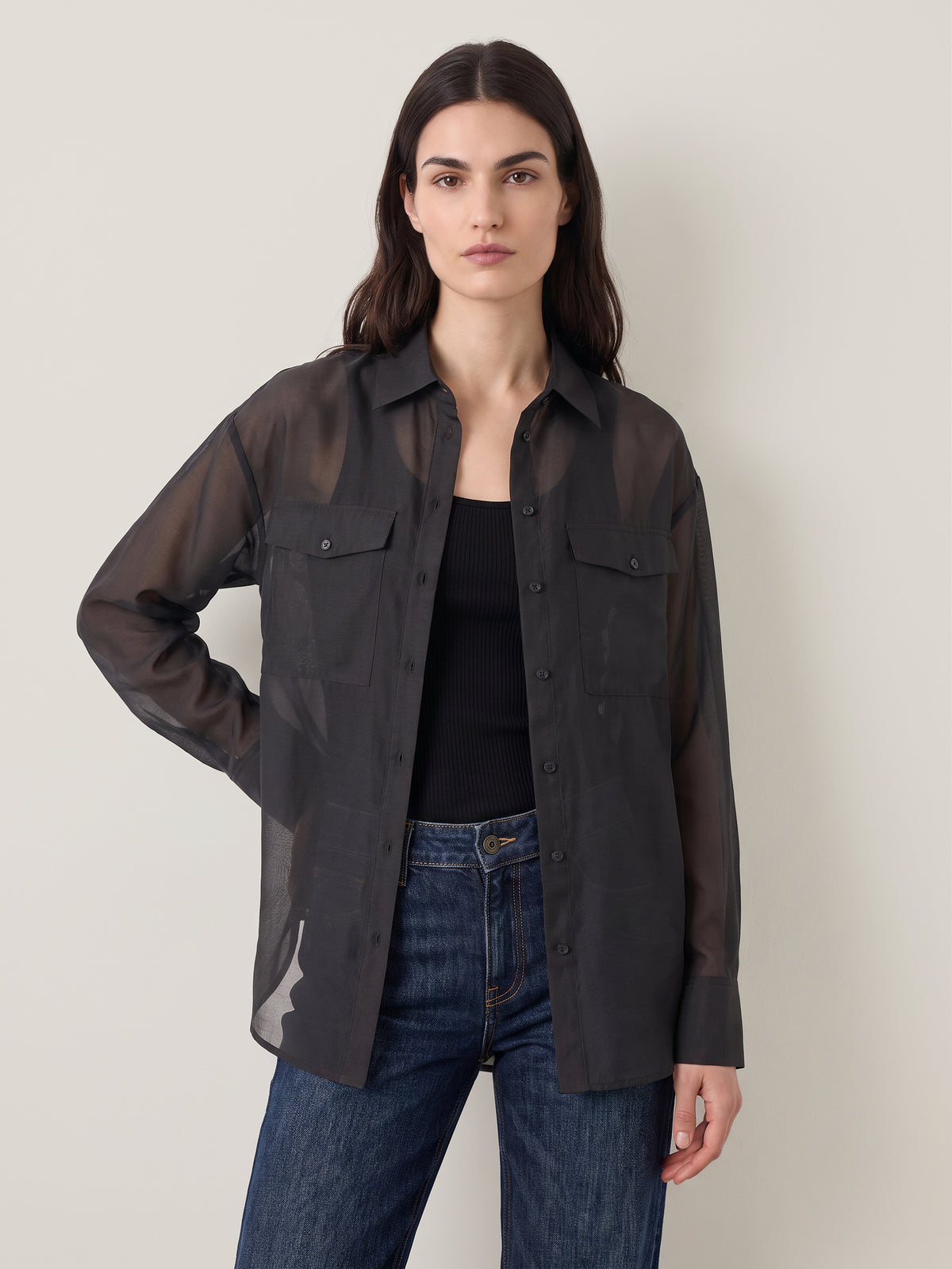 JJXX - Aya Organza Longsleeve Shirt - 