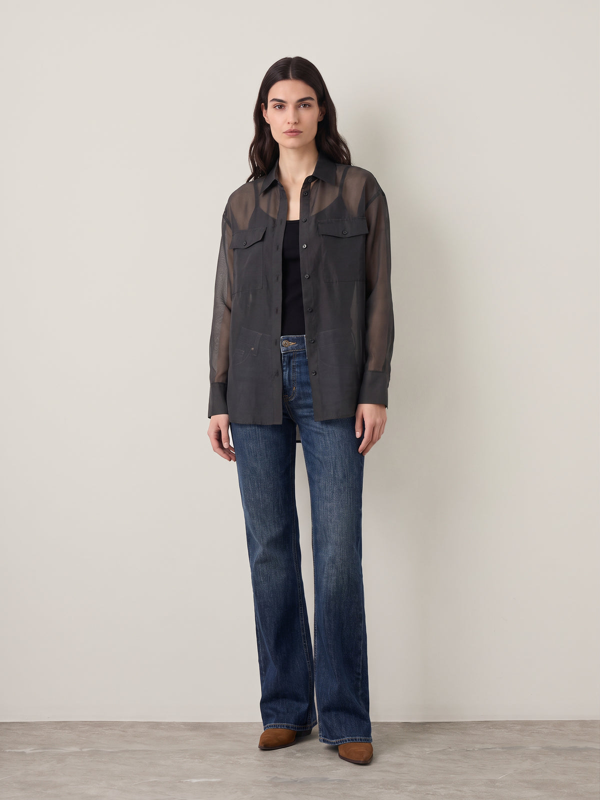 JJXX - Aya Organza Longsleeve Shirt - 