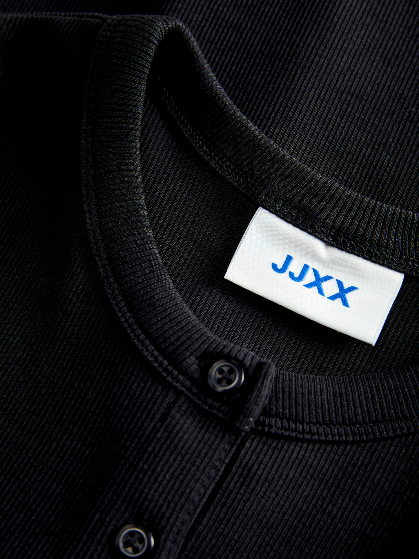 JJXX-Fifi Rib Cardigan-Black