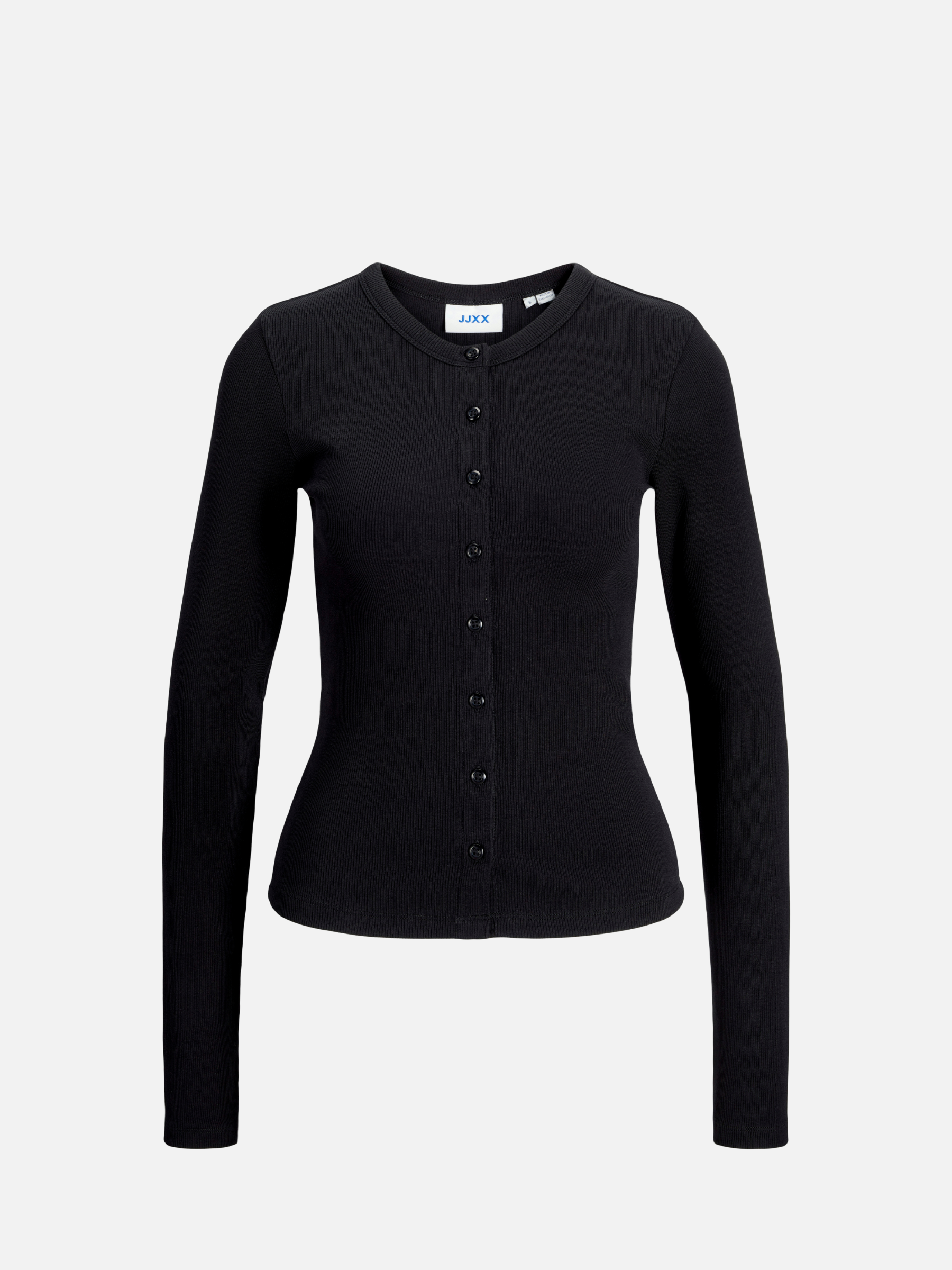 JJXX-Fifi Rib Cardigan-Black