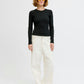JJXX - Freya Rib Longsleeve T-Shirt - Black