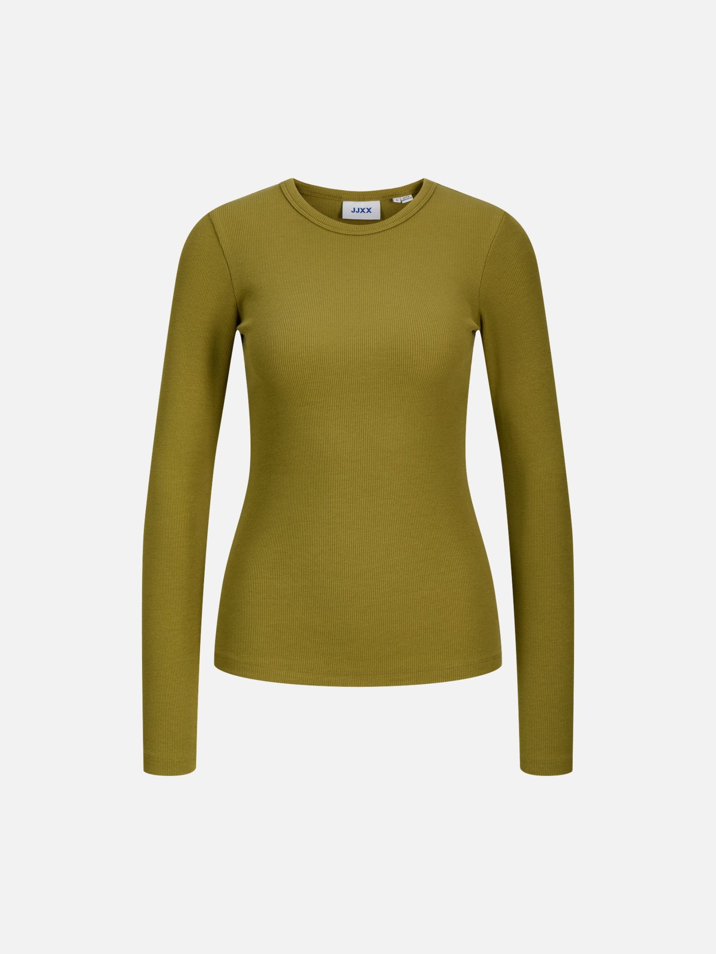 JJXX - Freya Rib Longsleeve T-Shirt - Green Moss