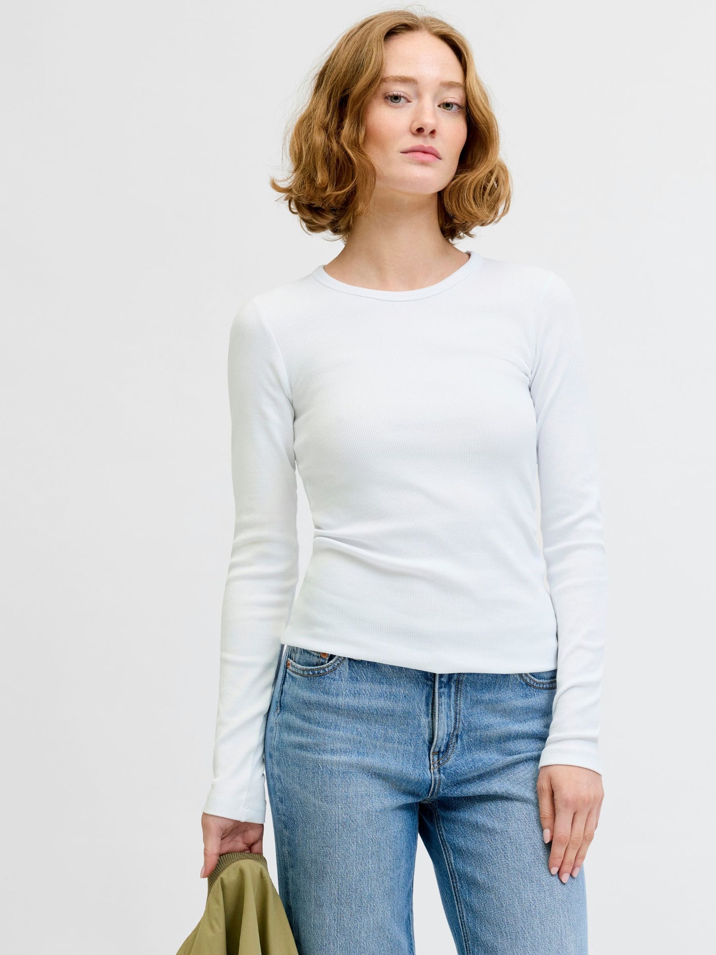 JJXX - Freya Rib Longsleeve T-Shirt - 