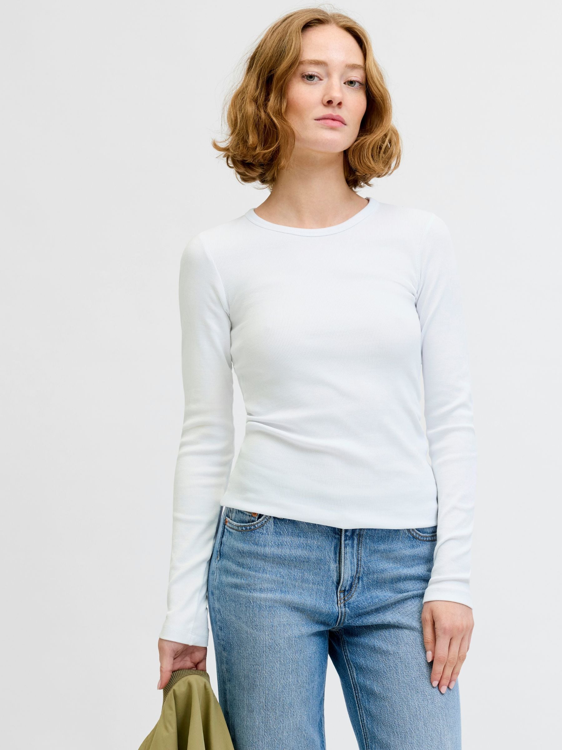 JJXX - Freya Rib Longsleeve T-Shirt - 