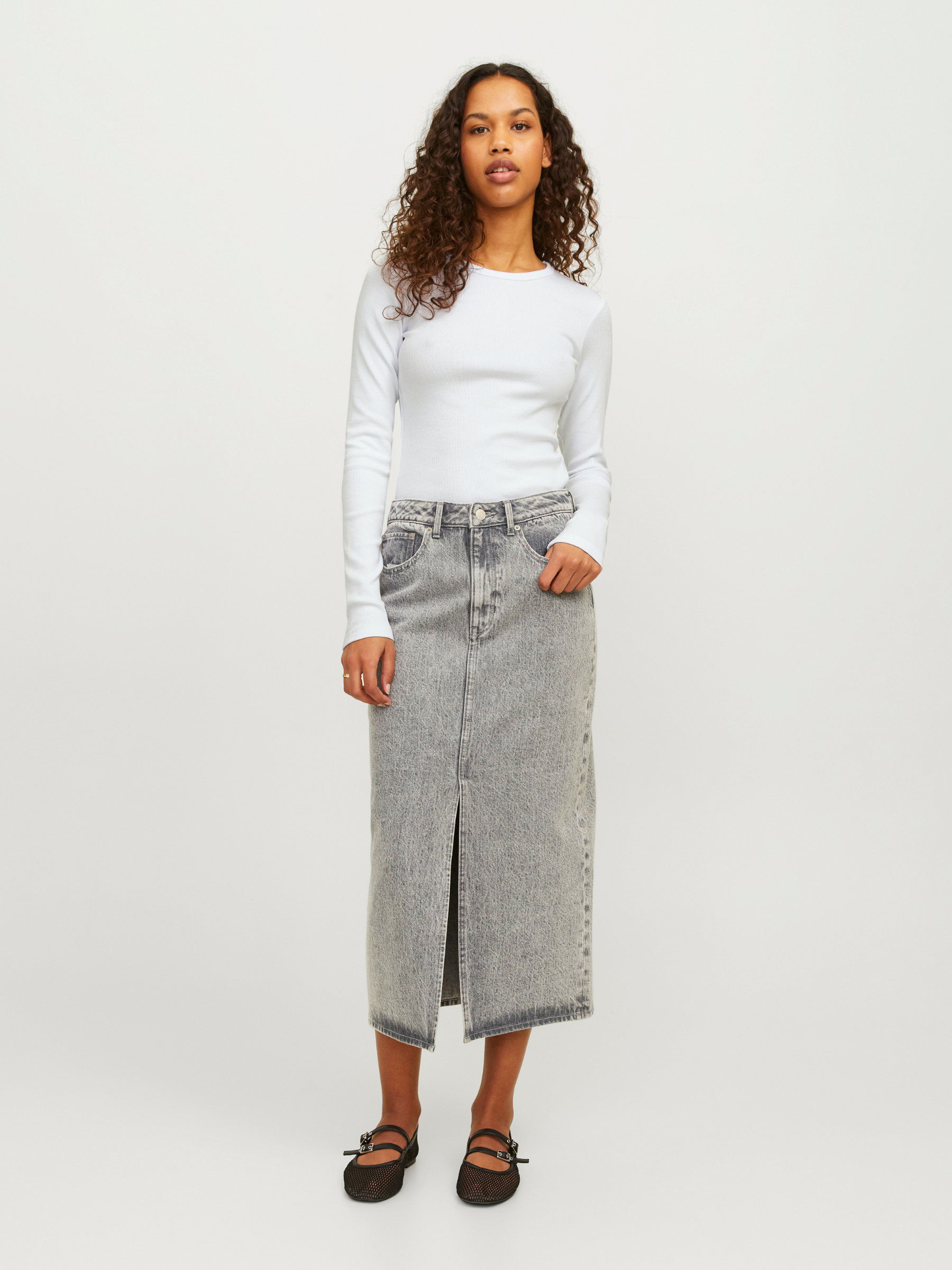 JJXX - Freya Rib Long Sleeve T-Shirt - 