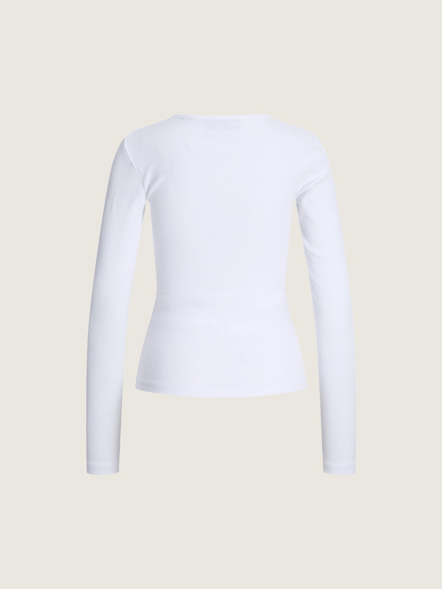 JJXX - Freya Rib Longsleeve V-neck T-Shirt - 