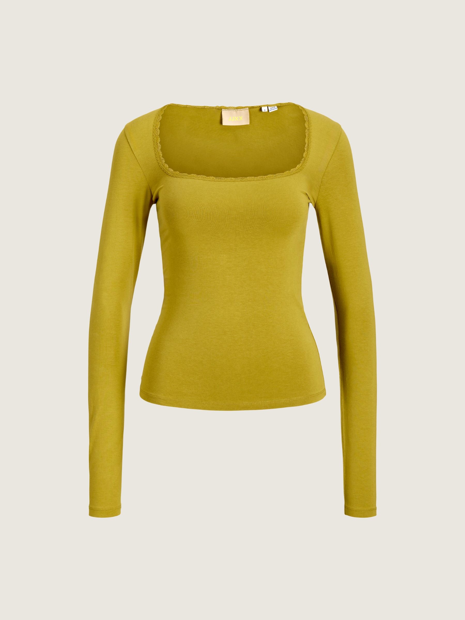 JJXX - Isabella Gigi Lace Top - Green Moss