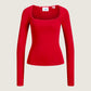 JJXX - Isabella Gigi Lace Top - Scarlet Sage