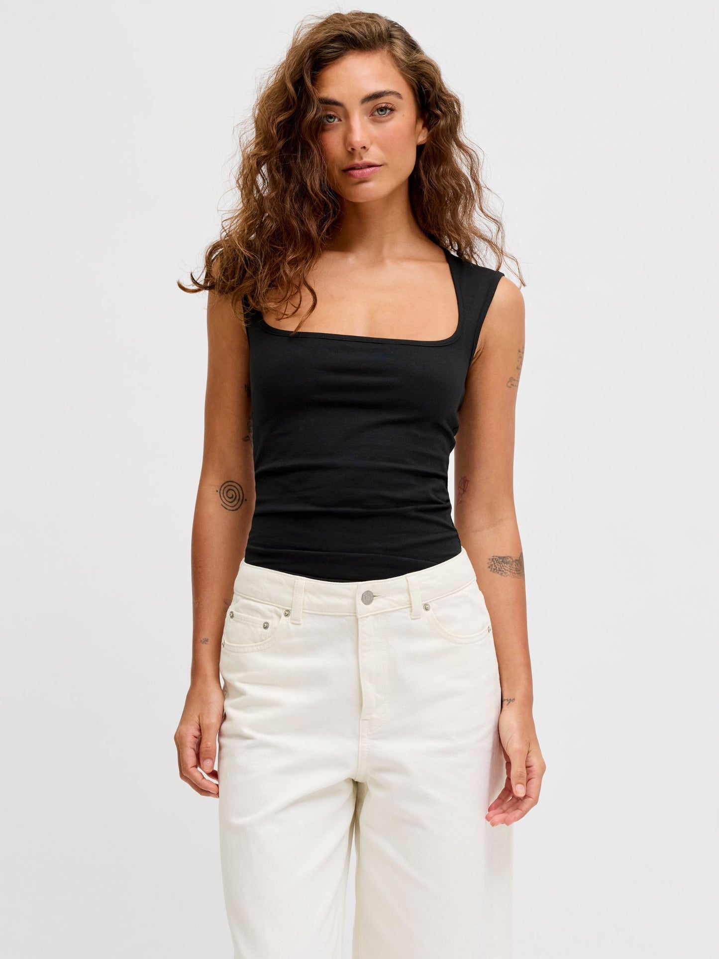 Isabella Square Neck Top