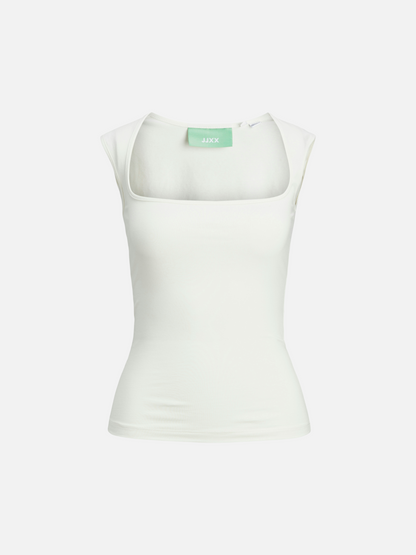 JJXX - Isabella Square Neck Top - Vanilla Ice