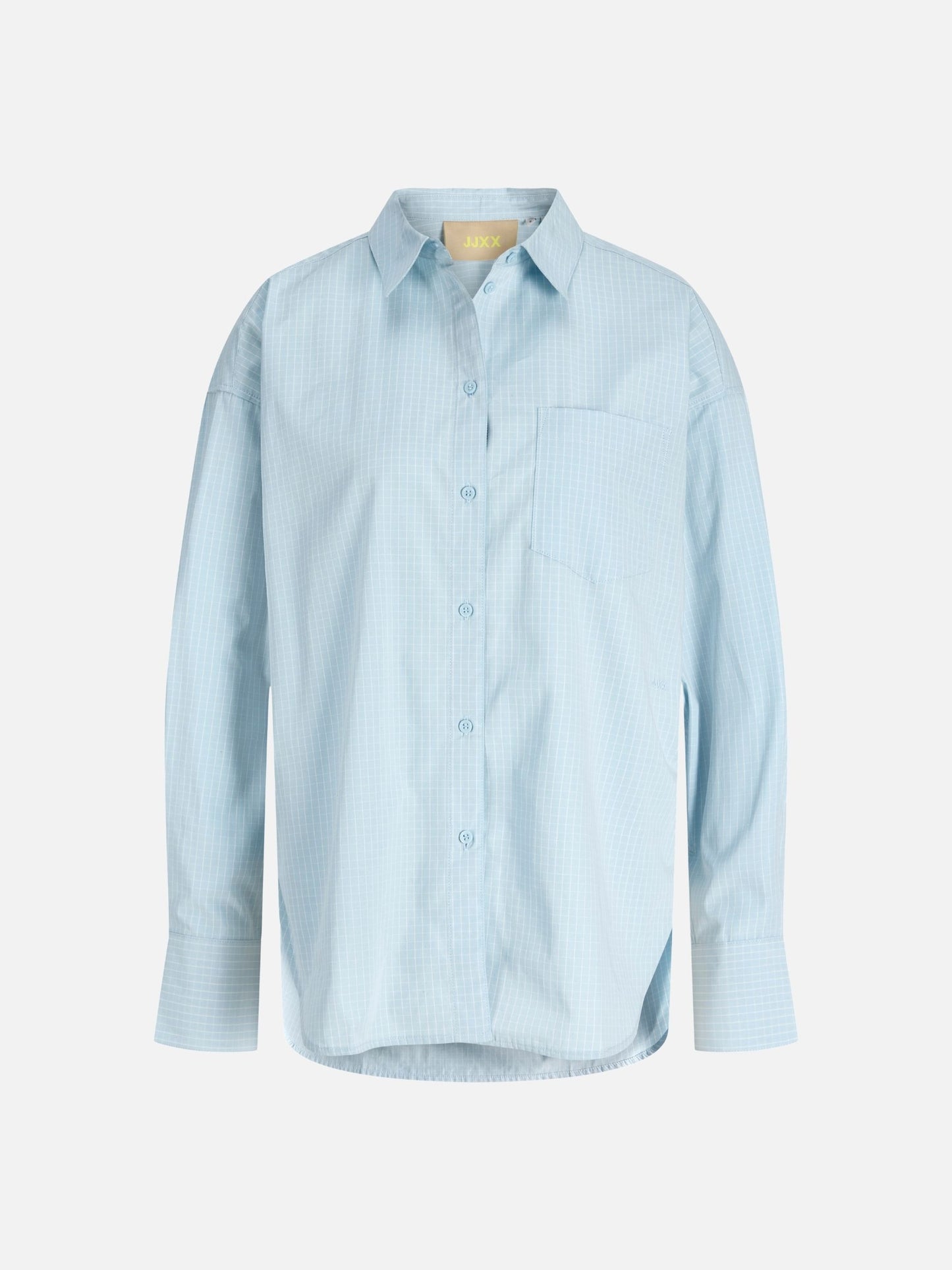 JJXX - Jamie Relaxed Poplin Shirt - Skyway White Grid