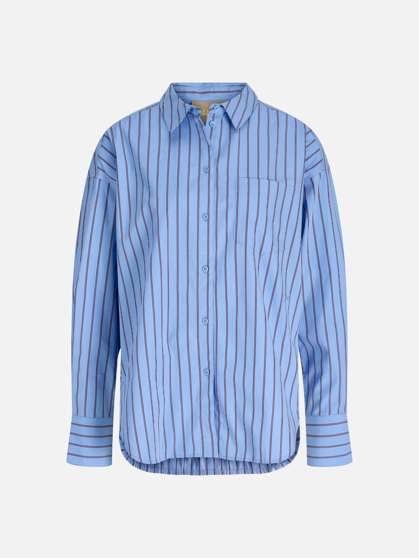 JJXX - Jamie Relaxed Poplin Shirt - Vista Blue Cabernet Stripe