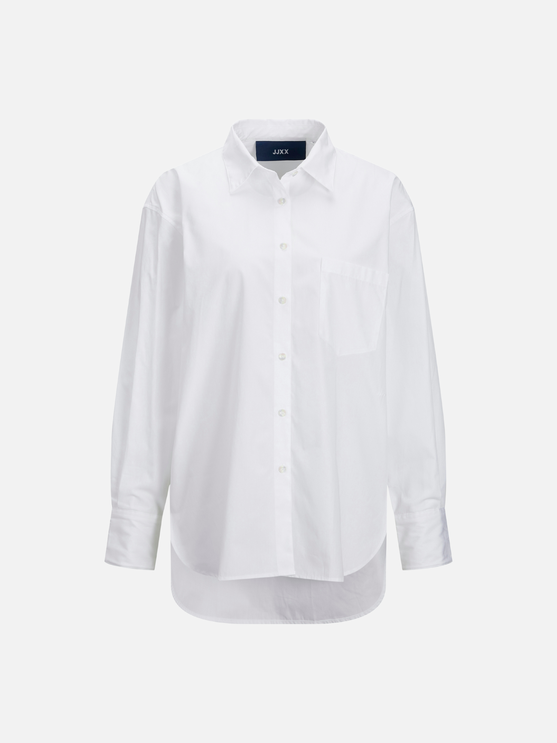 JJXX - Jamie Relaxed Poplin Shirt - Solid White