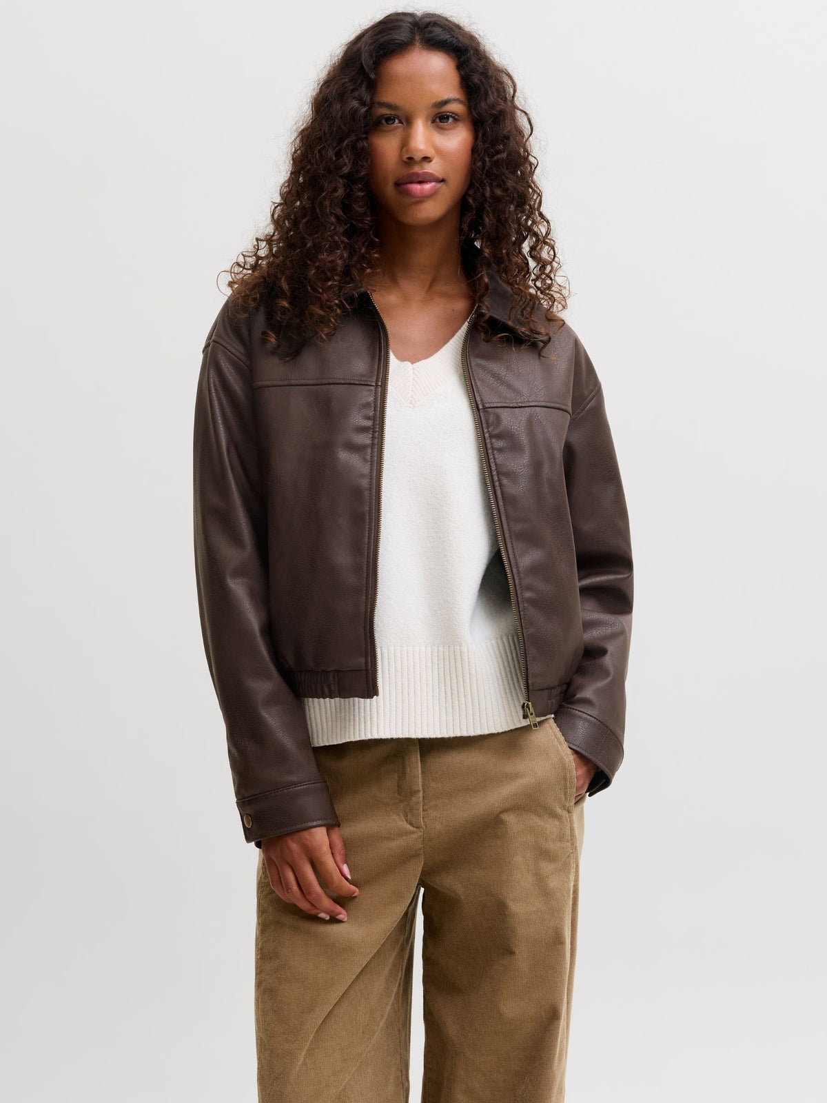 JJXX - Mica Faux Leather Jacket - 