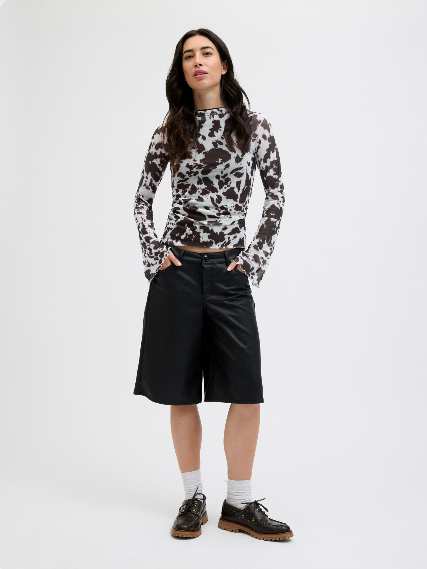 JJXX - Minna Mesh Longleeve Top - 