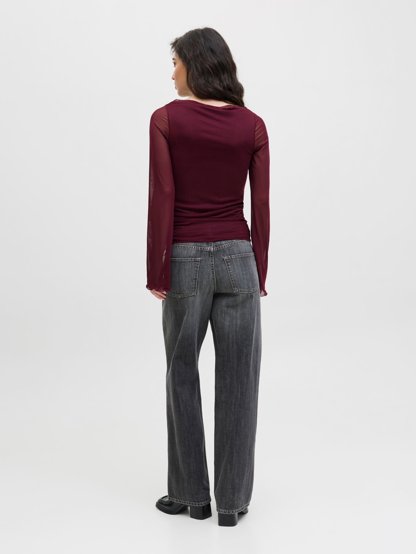 JJXX - Minna Mesh Longleeve Top - 