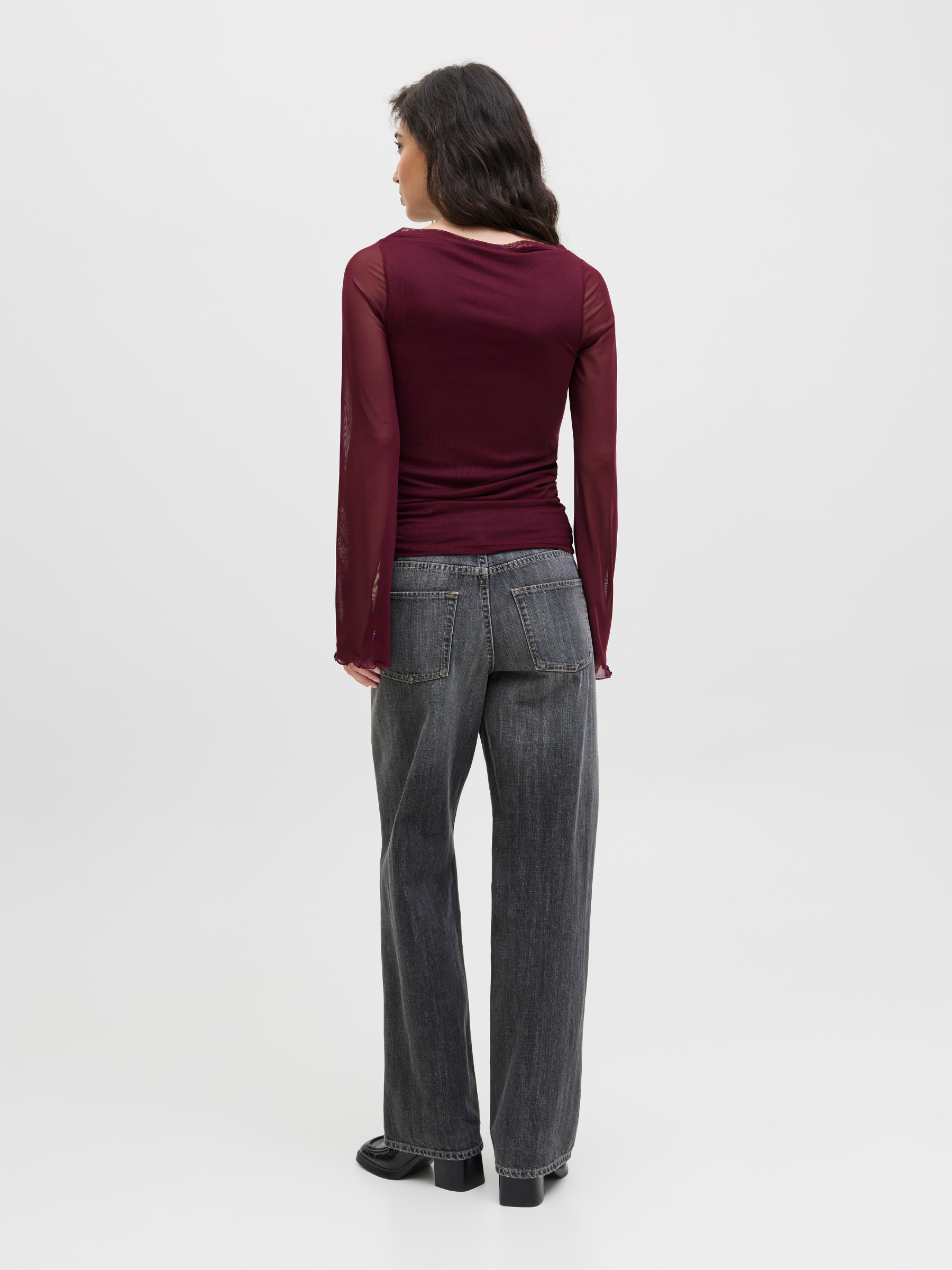 JJXX - Minna Mesh Longleeve Top - 
